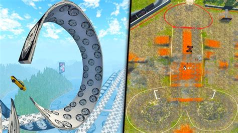 The Craziest Map In BeamNG Drive - Large Stunts & Monster Truck Donger ...