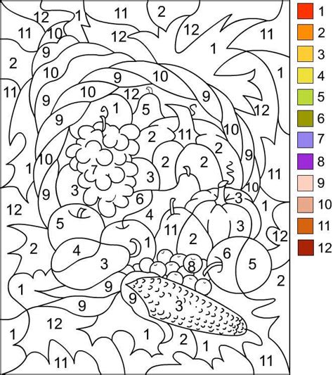 Color By Number Worksheets Free Pdf - Worksheet For Study