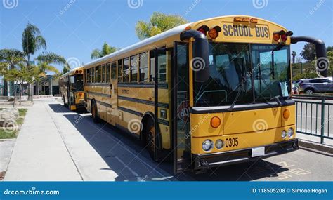 Two Yellow School Buses Ready for Field Trip Editorial Stock Photo ...