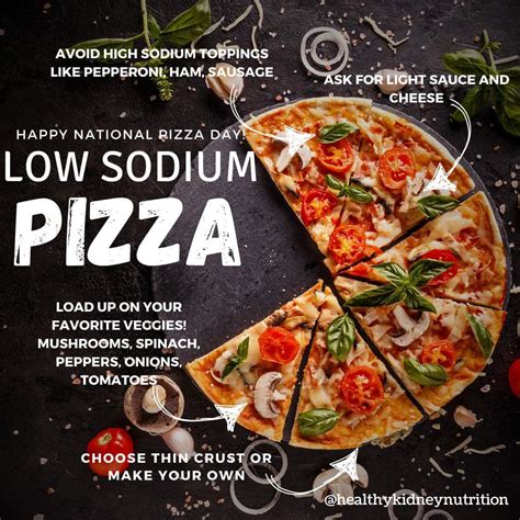 The Best Homemade Low Sodium Pizza - Healthy Kidney Nutrition