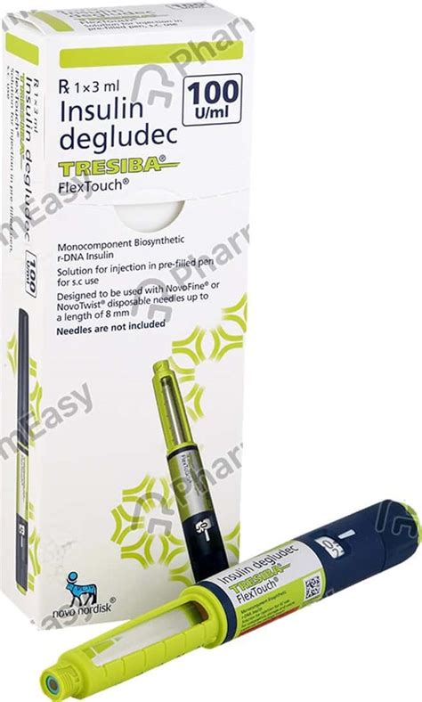 Tresiba 100 IU/ML Solution For Injection (3): Uses, Side Effects, Price ...