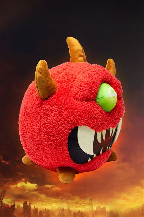 DOOM Classic Oversized Cacodemon Plush – Official Bethesda Gear Store