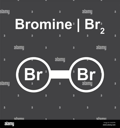 Bromine molecular model Black and White Stock Photos & Images - Alamy