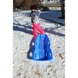 Slippery Racer Downhill Xtreme Adults and Kids Toboggan Snow Sled, Blue - Walmart.com