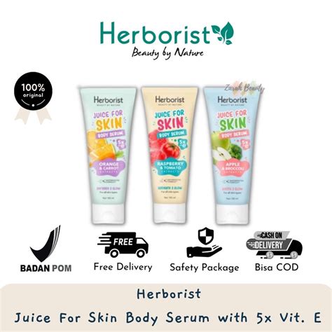 Jual Herborist Juice For Skin Body Serum - Herborist Body Serum with ...