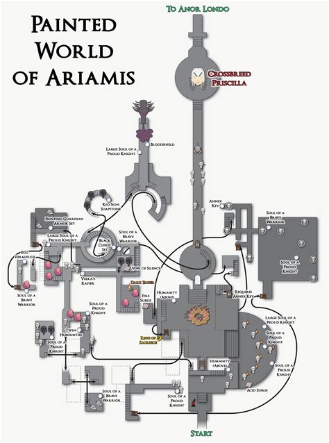 Painted World Of Ariamis Map | State Map