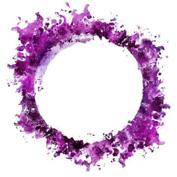 Purple Fresh Circle Border Texture, Texture, Purple, Border PNG ...