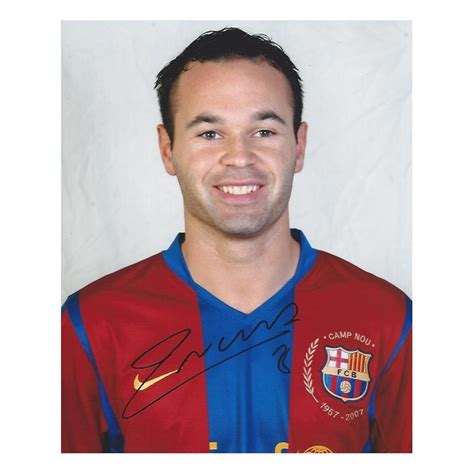 Andrés INIESTA Autograph