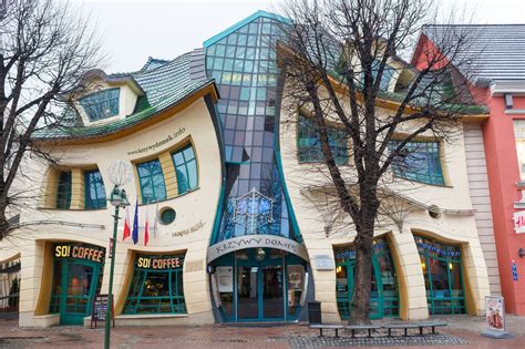 The Crooked House, Sopot, Poland 'The little crooked house' looks like ...