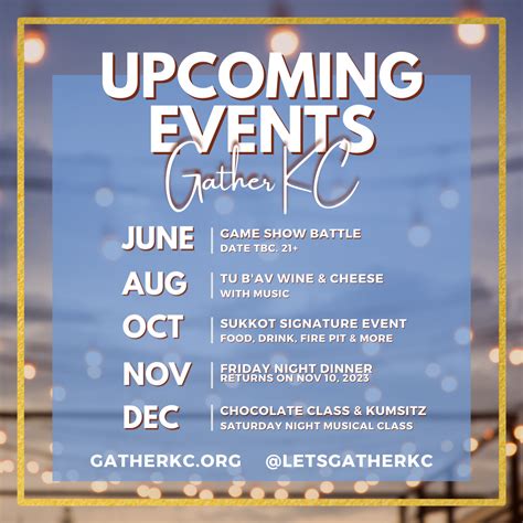 Upcoming Events • Gather KC