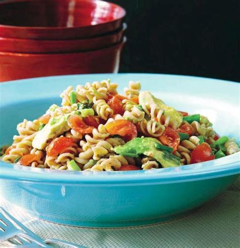 Vegetarian Whole Wheat Pasta Salad With Fresh Basil