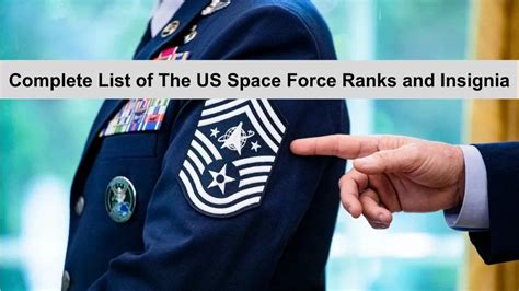 US Space Force Ranks & Insignia, Check Complete List In Order