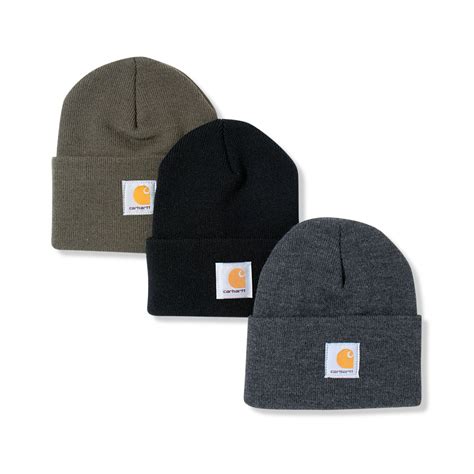 Carhartt Logo Cuffed Beanie in Green for Men (Breen) | Lyst