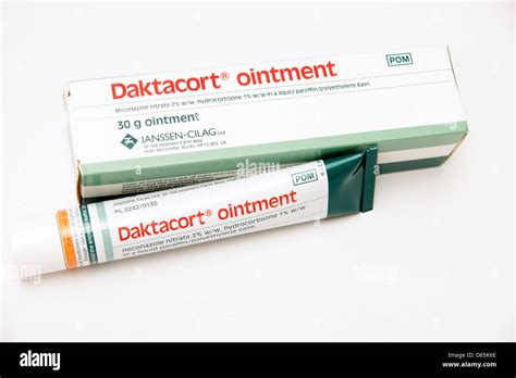 Daktacort ointment (miconazole nitrate) hydrocortisone steroid cream Stock Photo: 55443878 - Alamy