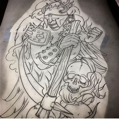 Death Tattoo Design | Remington Tattoo Parlor