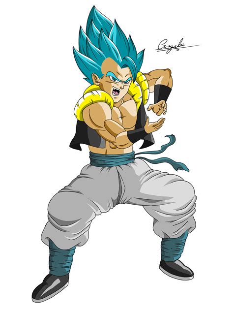 Gogeta Super Saiyan Blue Render by FloraPenn on DeviantArt