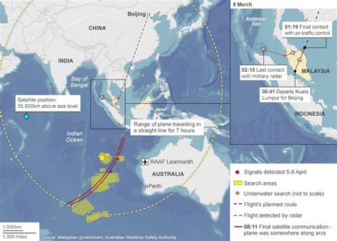 Malaysia Plane Crash Map