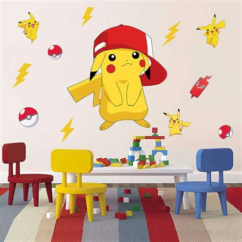 Pokemon Pikachu Wall Sticker Set