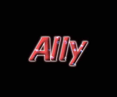 Ally Logo | Free Name Design Tool from Flaming Text