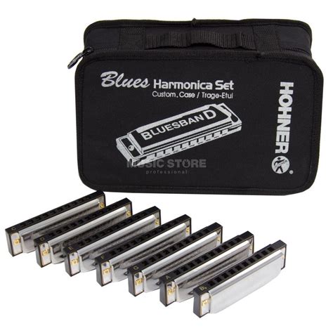 Hohner 7 Blues Harmonica Starter Set | DV247