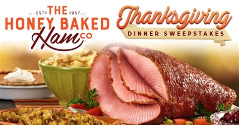 HoneyBaked Ham Thanksgiving Dinner Sweepstakes 2020