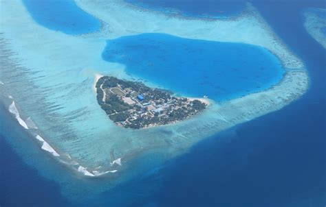 Premium Photo | Aerial view of the maldives