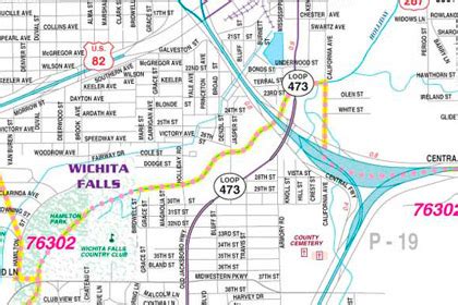 Wichita Falls Texas Map - United States