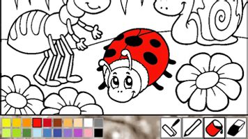 Spring Coloring | Play Spring Coloring on PrimaryGames