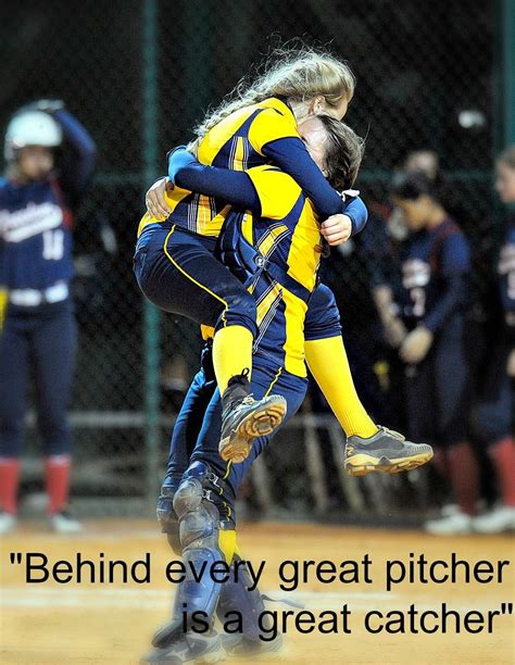 That inseparable bond between a pitcher and catcher »> | Softball funny, Girls softball ...