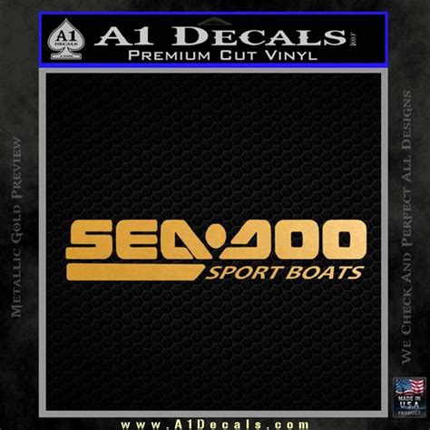 Sea-Doo Sport Boats Logo Vinyl Decal Sticker » A1 Decals