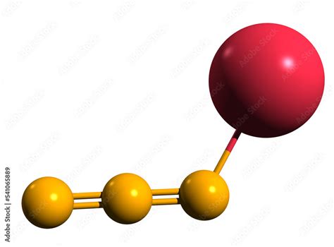 3D image of Sodium azide skeletal formula - molecular chemical ...