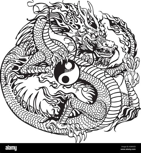 Chinese dragon vector design Stock Vector Image & Art - Alamy