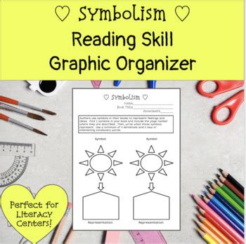 Symbolism Graphic Organizer-Upper Elementary Reading Skill Activity ...