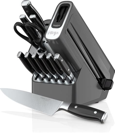 Amazon.com: Ninja K32012 Foodi NeverDull Premium Knife System, 12 Piece Knife Block Set with ...