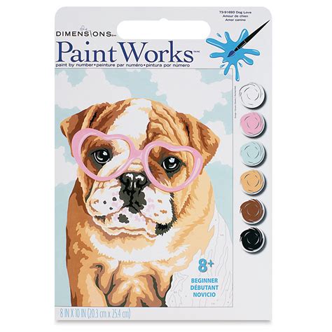 Paintworks Animals Paint By Number Kits | BLICK Art Materials