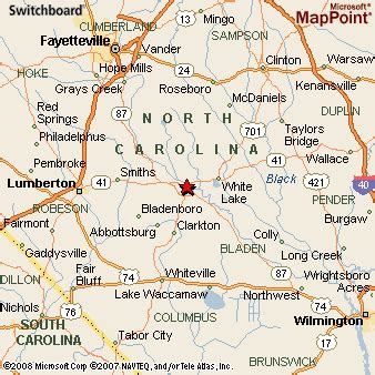 Where is Elizabethtown, North Carolina? see area map & more