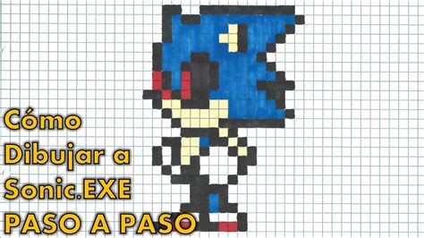 Como Dibujar a SONIC.EXE en Pixel Art Paso a Paso! - YouTube