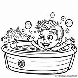 Swimming Coloring Pages  Free & Printable sketch template