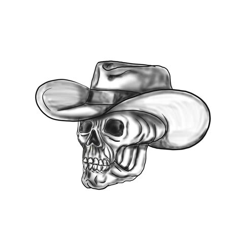 Aggregate 69+ traditional skull cowboy tattoo latest - in.cdgdbentre