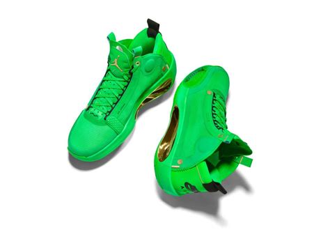 Air Jordan 34 Green PE Jayson Tatum in 2020 | Jayson tatum, Popular ...