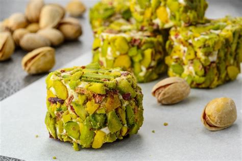 Premium Photo | Turkish delight pistachio dessert