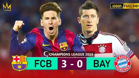 MESSI SHOWS OFF WITH 2 GREAT GOALS AND DESTROYS BAYERN IN UCL 2015 ...