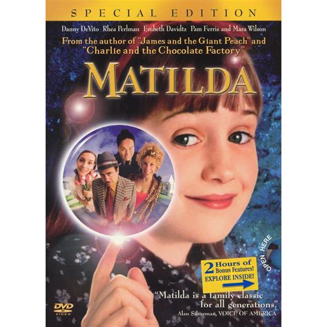 the dvd cover for matilda deluxe