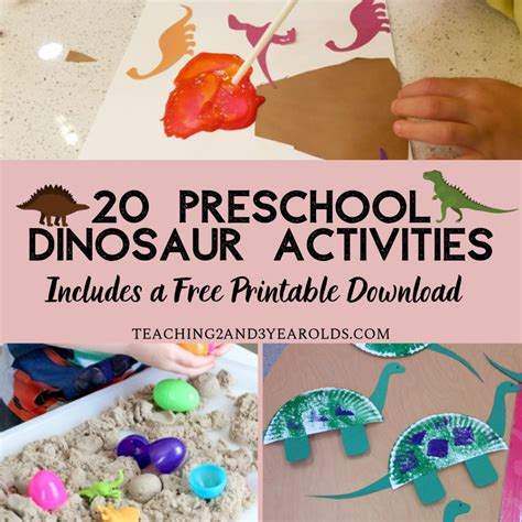 20 Preschool Dinosaur Activities {That Are Fun!}