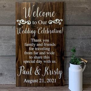 Wedding Welcome Sign Rustic Wedding Wedding Sign Rustic - Etsy