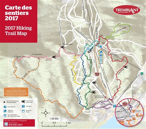 Mont Tremblant Hiking Trails Map