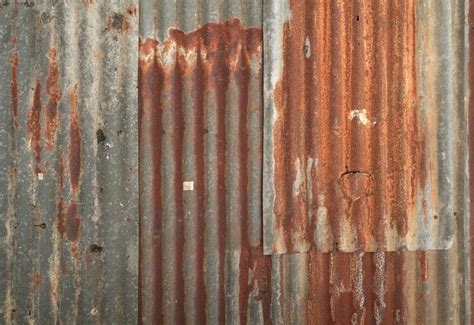 Canvas Print Rusty corrugated metal wall texture background - PIXERS.US | Corrugated metal wall ...