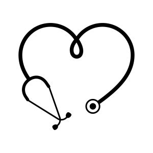 Free Registered Nurse Clip Art - Nurse Stethoscope Heart - Clip Art Library