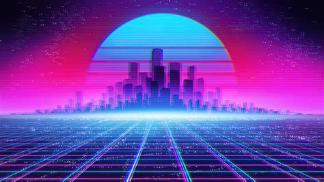 2560x1440 Synthwave Cityscape 4k 1440P Resolution ,HD 4k Wallpapers,Images,Backgrounds,Photos ...