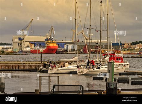 Port Of Stavanger Norway Stock Photo - Alamy